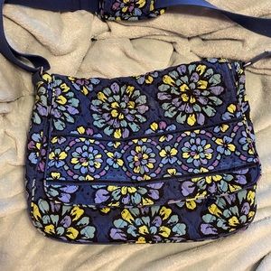 Vera Bradley Indigo Pop Messenger Bag